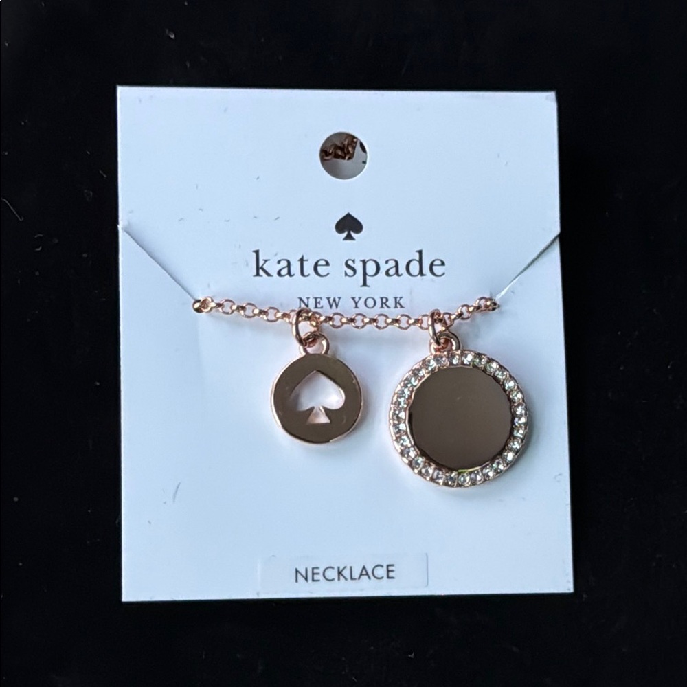 Kate Spade Rose Gold and Silver Necklace